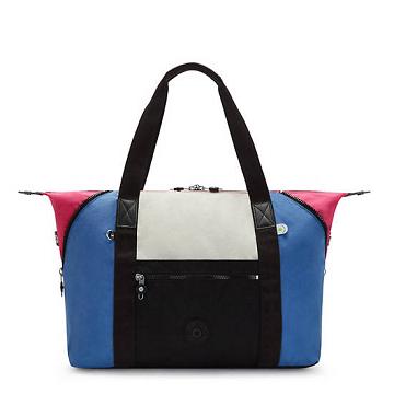 Kipling Art Medium Tote Çanta Mavi Pembe | TR 1454MQ